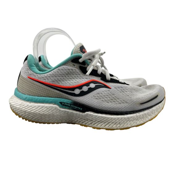 Saucony Womens 7.5 Running Shoes Triumph 19 Breathable Lightweight Mesh FormFit - Picture 1 of 13